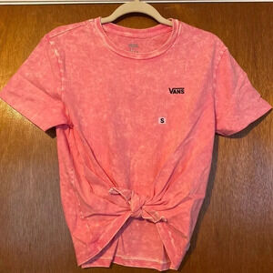 VANS OFF THE WALL TIE DYE KNOTTED FRONT S NWT